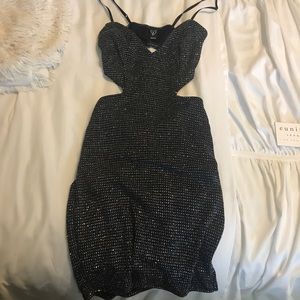 Windsor sparkly blue glitter dress
